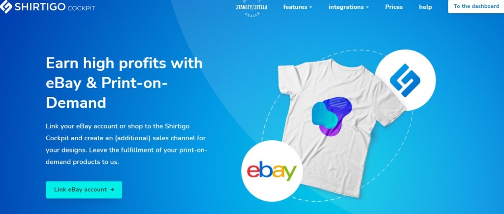 Shirtigo eBay print-on-demand company