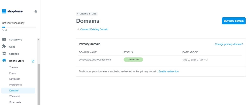 ShopBase domains