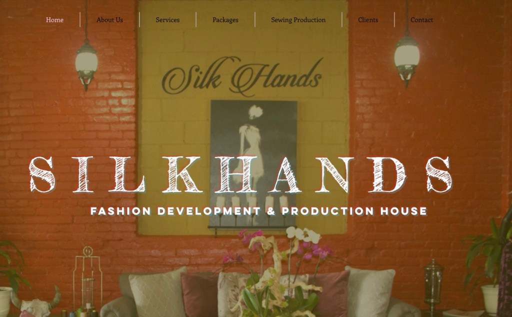 Silkhands clothing manufacturer in Los Angeles, California, USA