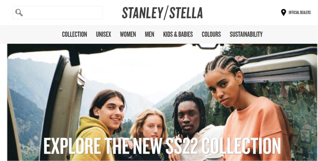 Stanley/Stella streetwear & urban fashion clothing wholesale supplier