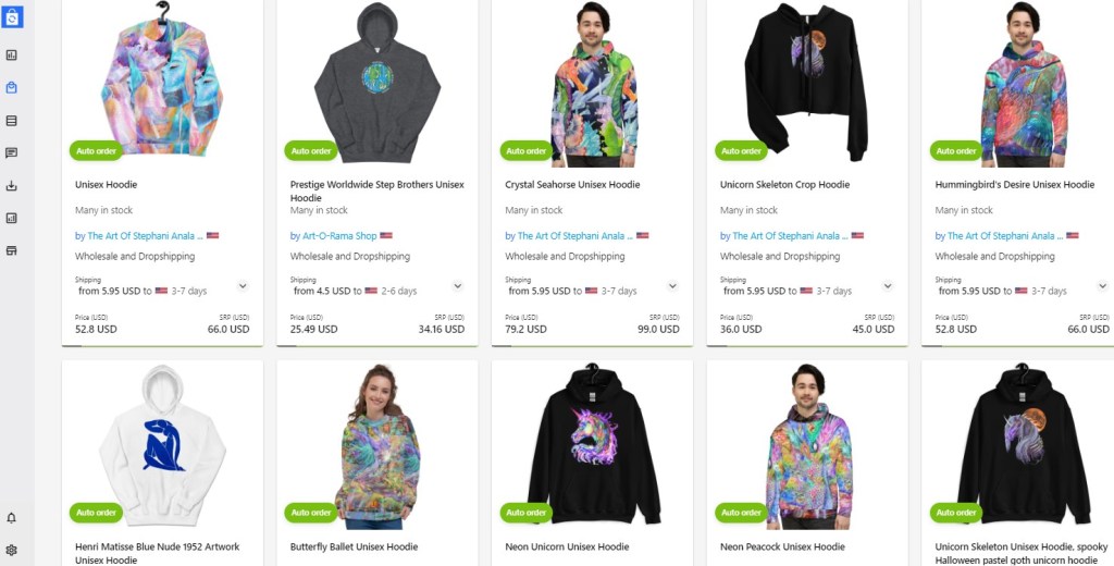 Syncee hoodie & sweatshirt dropshipping supplier