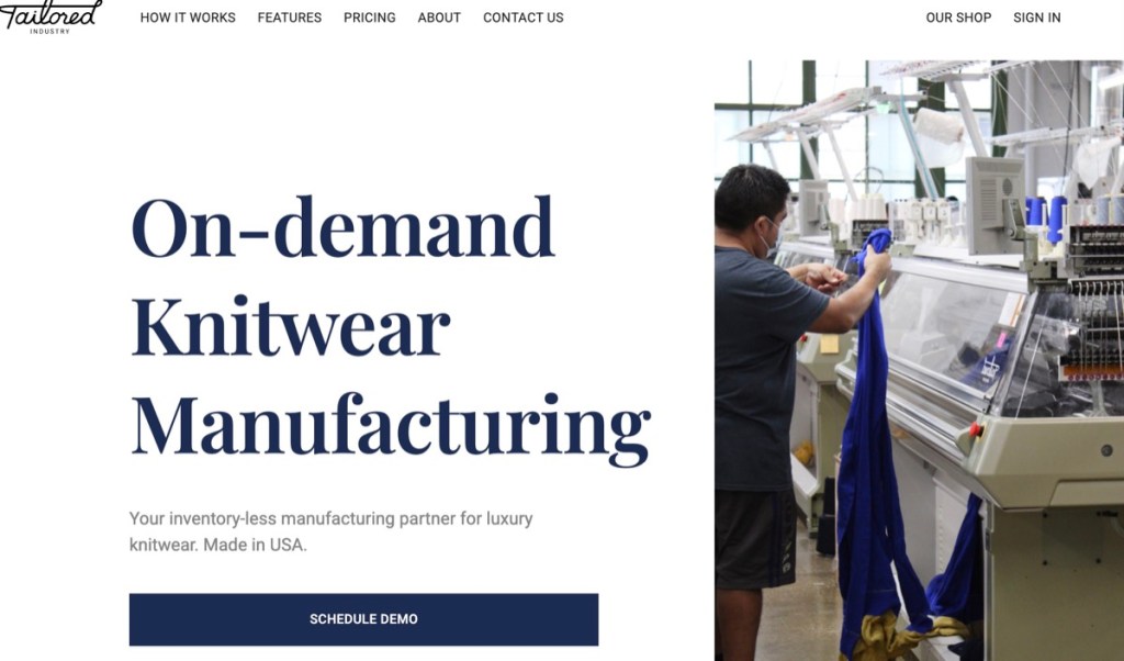 Tailored Industry clothing manufacturer in New York