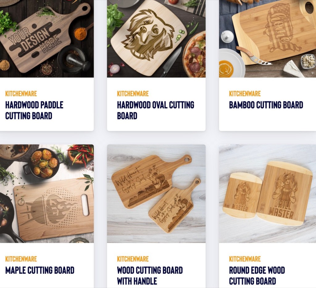 TeeLaunch custom cutting board print-on-demand supplier