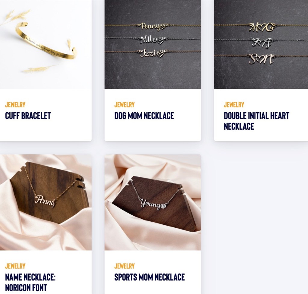 TeeLaunch jewelry print-on-demand supplier in the USA