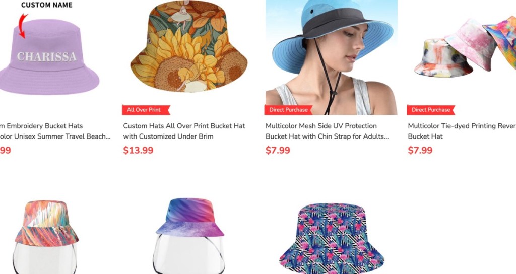 ThisNew custom bucket hat print-on-demand supplier