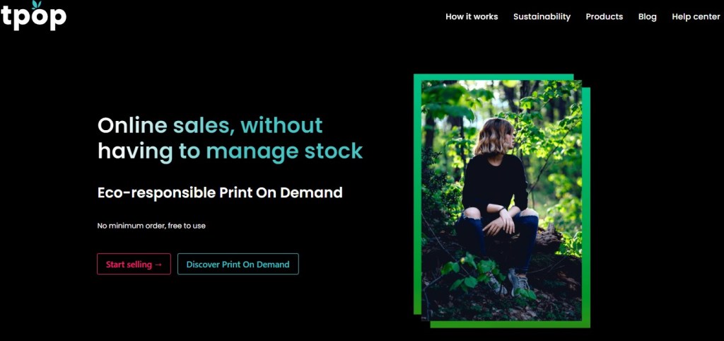 T-Pop print-on-demand dropshipping company