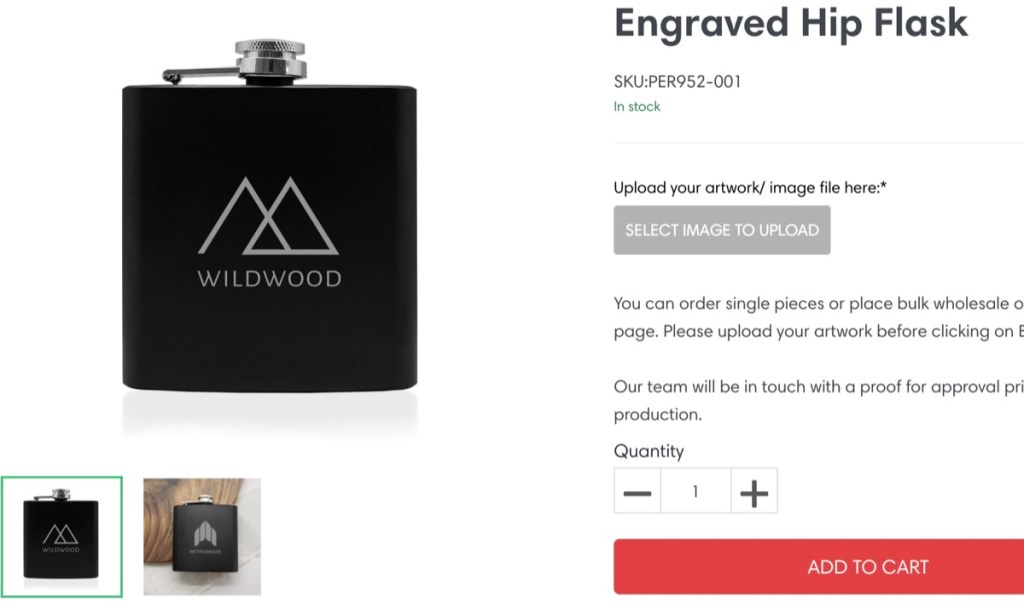 Treat Pod custom hip flask print-on-demand supplier