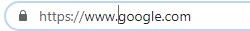 website address bar
