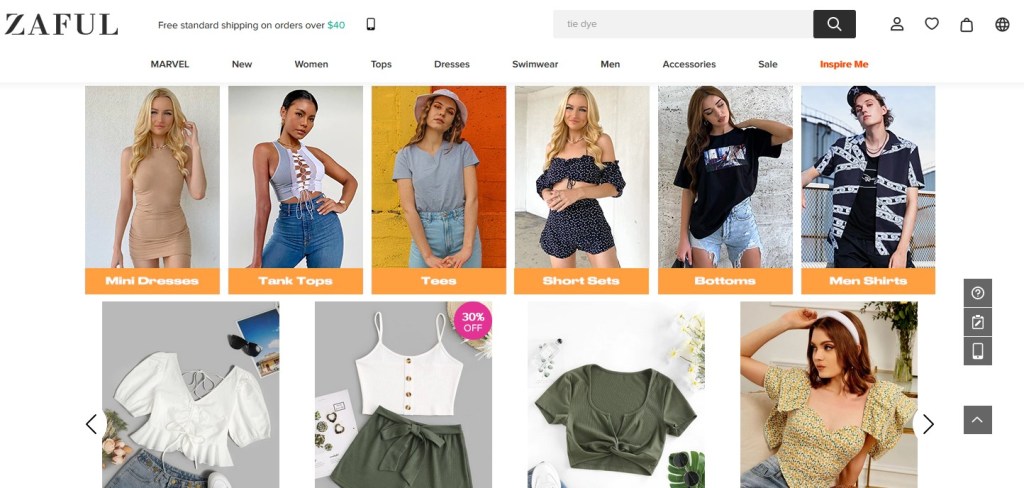 Zaful one of cheapest fashion clothing wholesalers