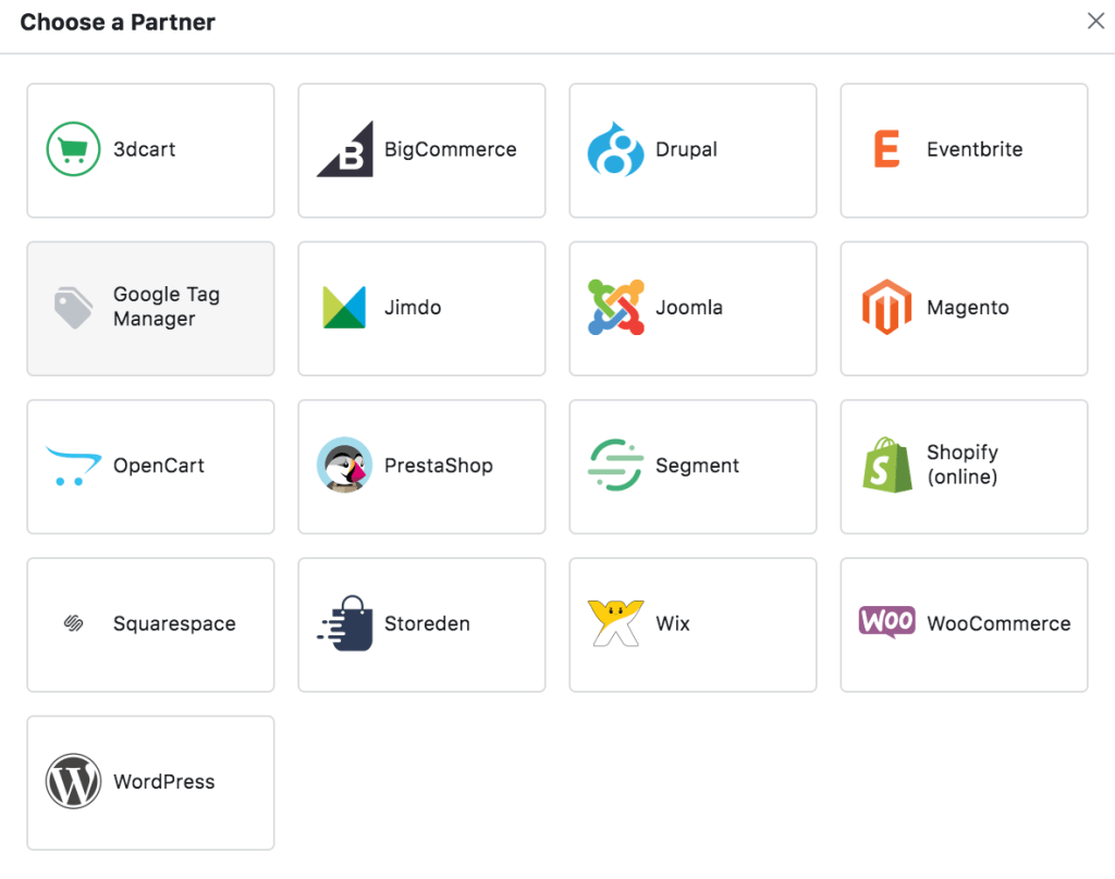 Facebook pixel partners